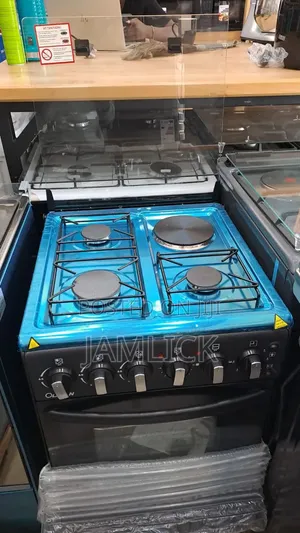 OLELON 3 Gas + 1 Electric Cooker With Electric Oven (50 × 55 Cm)
 - Ab