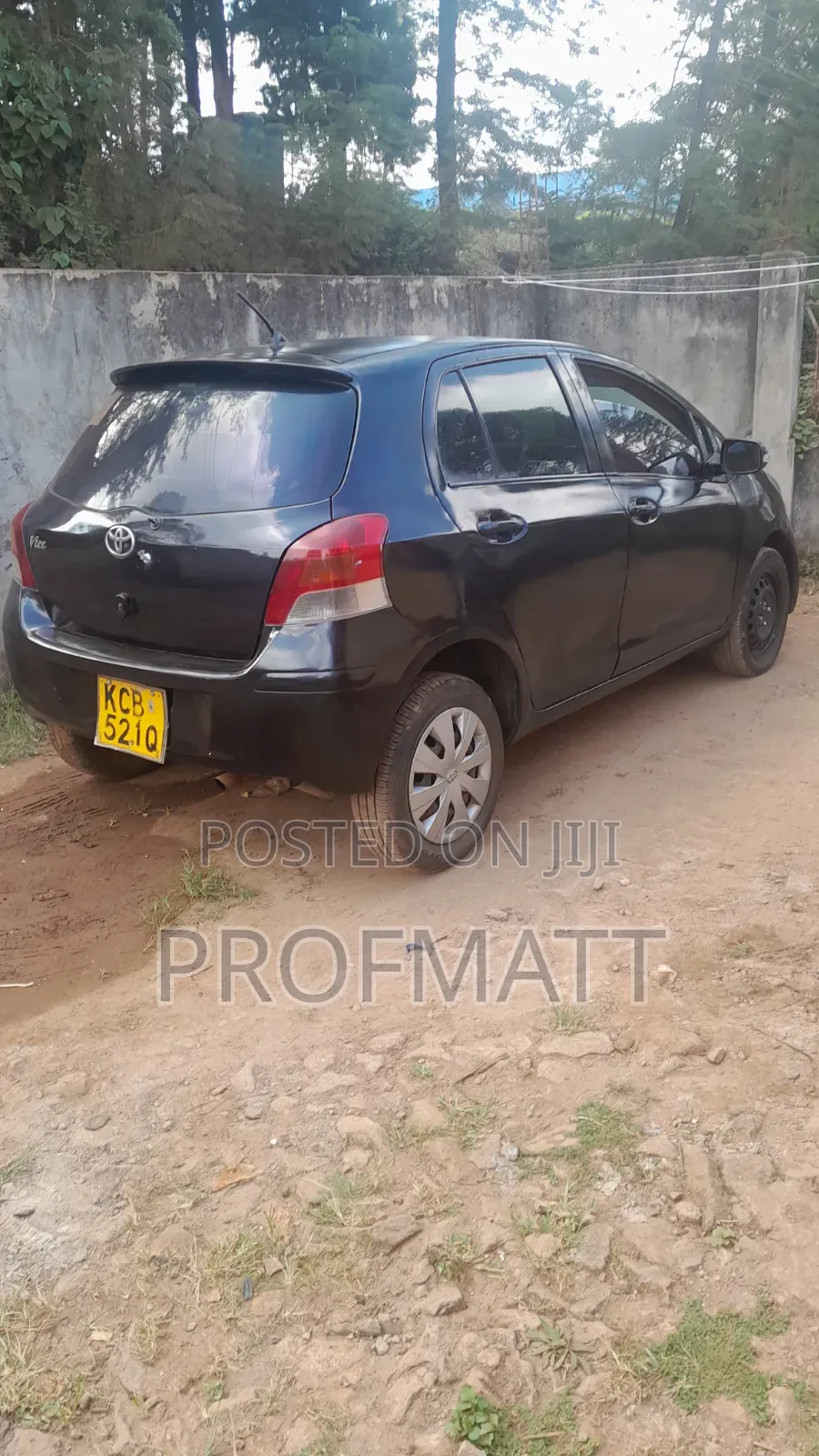 Toyota Vitz 2007 Black