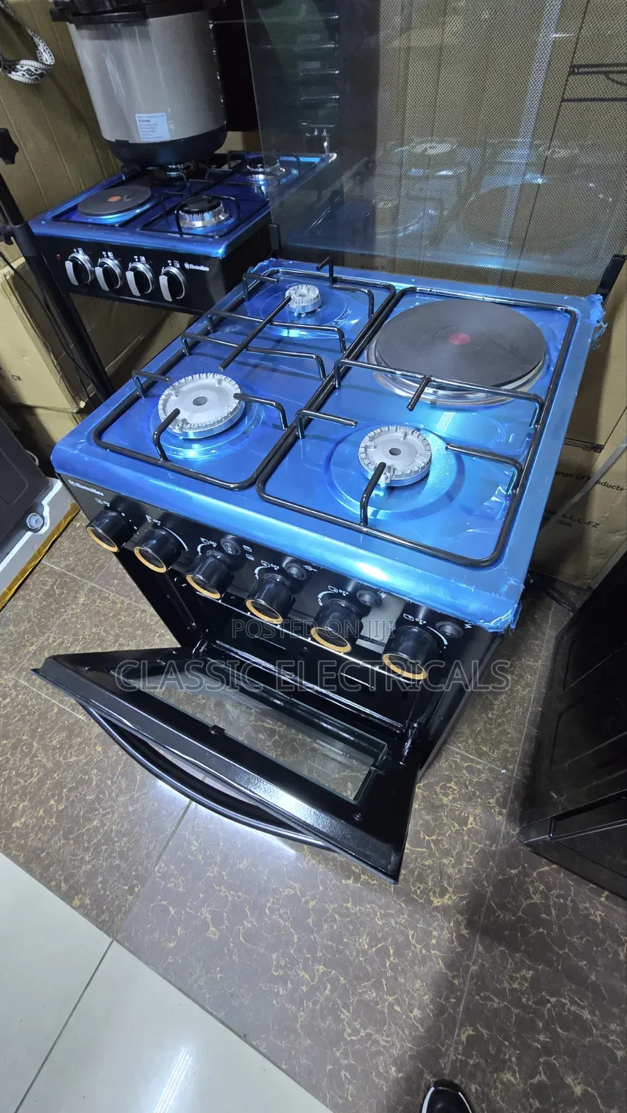 3+1 Standing Cooker With a Jet Valve and Electric Oven