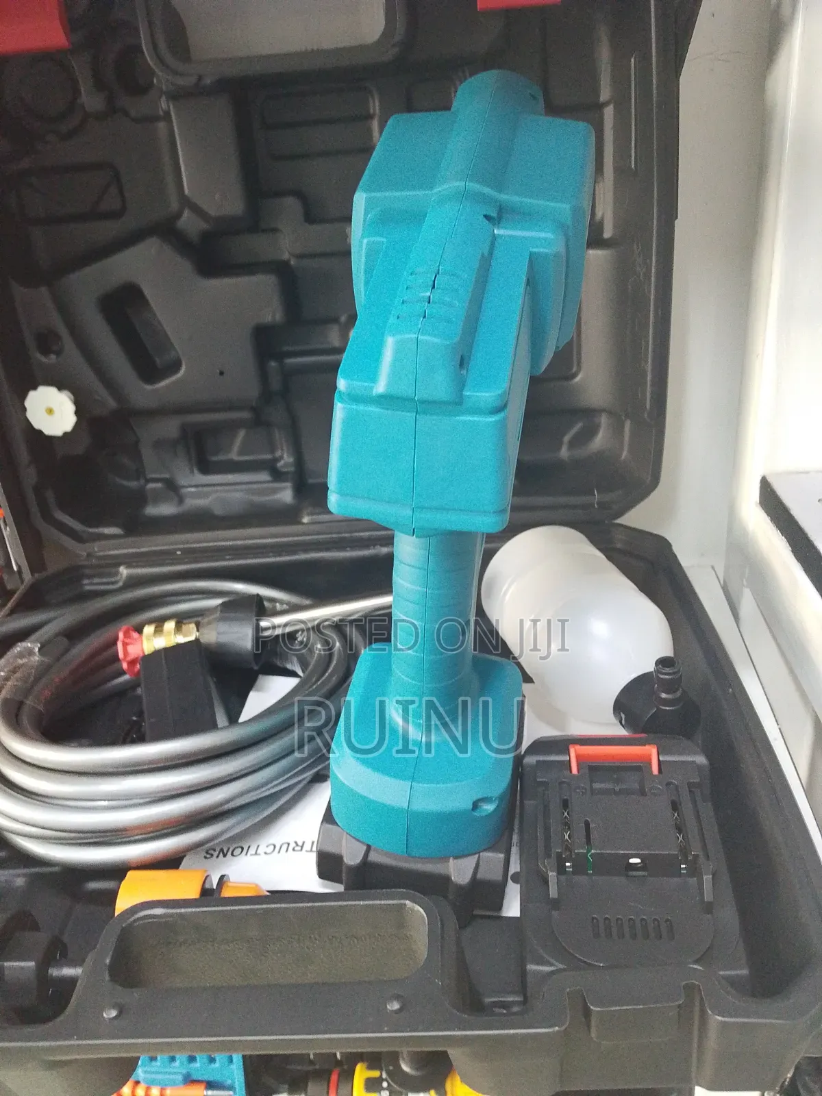 Cardless Portable Carwash Machine With Duo Battery