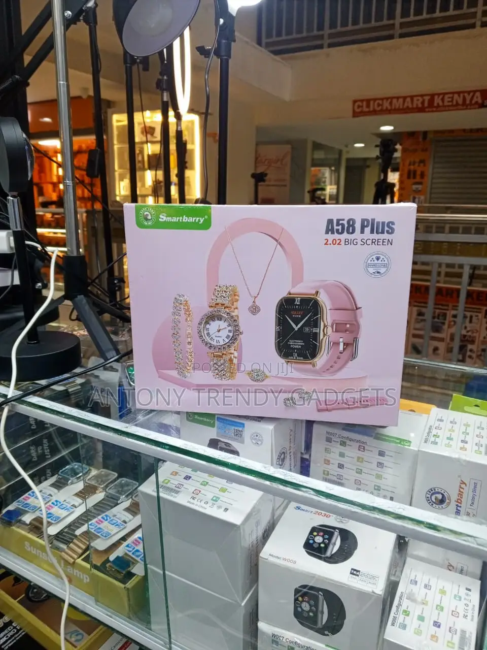 Smartbarry A58 Plus Gift Set Smart Watch Quartz Watch