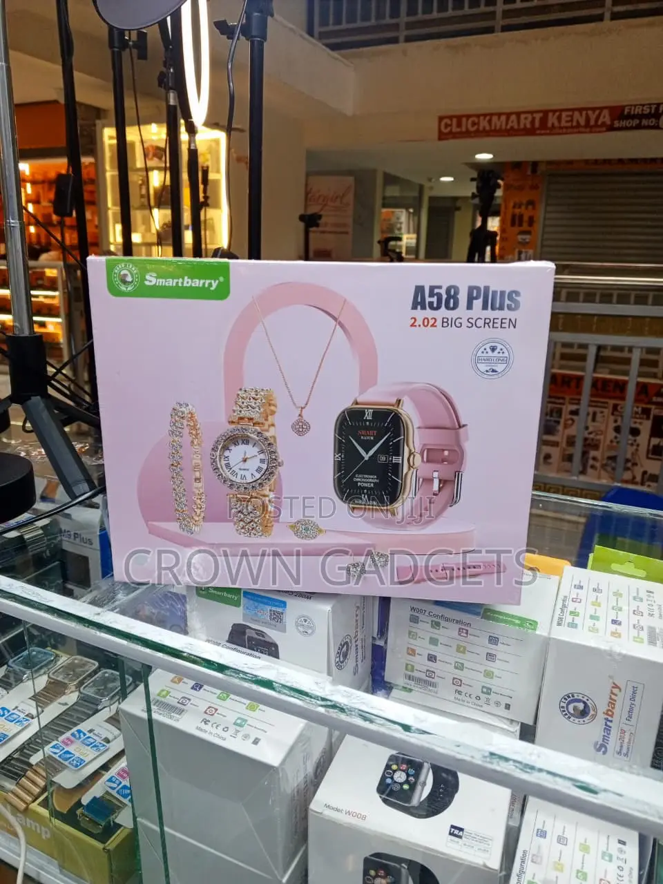 Smartbarry A58 Plus 2.02" Smart Watch Gift Set for Ladies