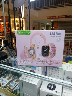 Smartbarry A58 Plus Bluetooth Calling Smartwatch Gift Box