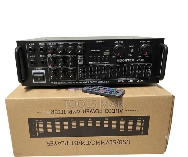 Moontek MT-339 Pro Digital Echo Mixer Power Amplifier With BT/USB.