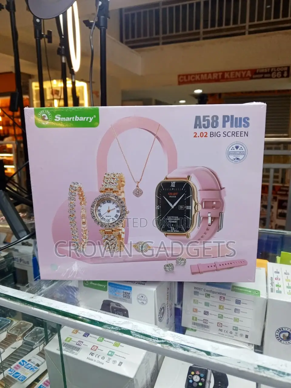 Smartbarry A58 Plus Fitness Smartwatch Gift Collection