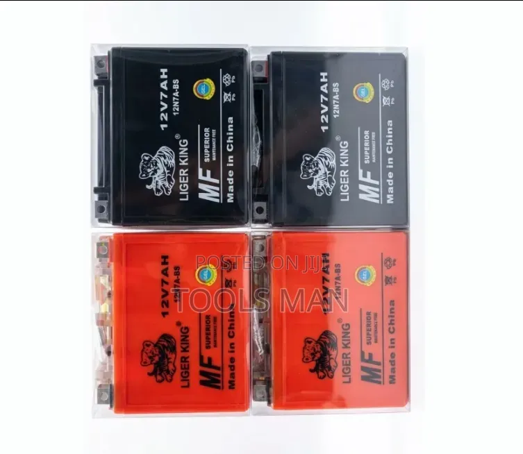 Liger King 12V 7AH Maintenance Free Gel Motorcycle Battery.