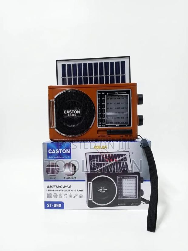 Caston ST-808 Solar 8-Band Radio With USB/TF Music Player