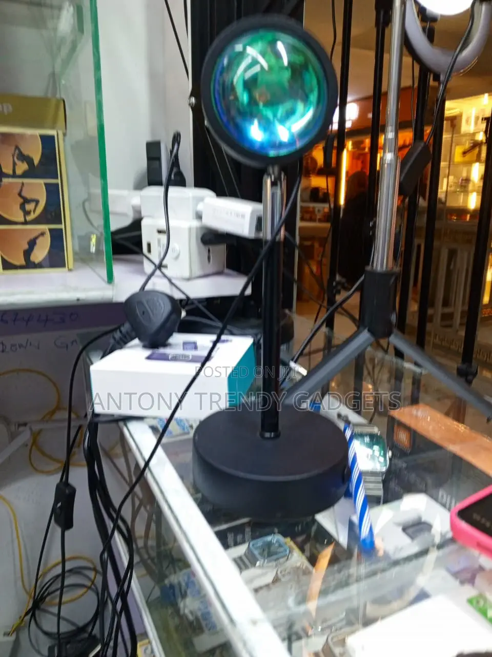 RGB Sunset Lamp Projector USB LED Light With Remote Control