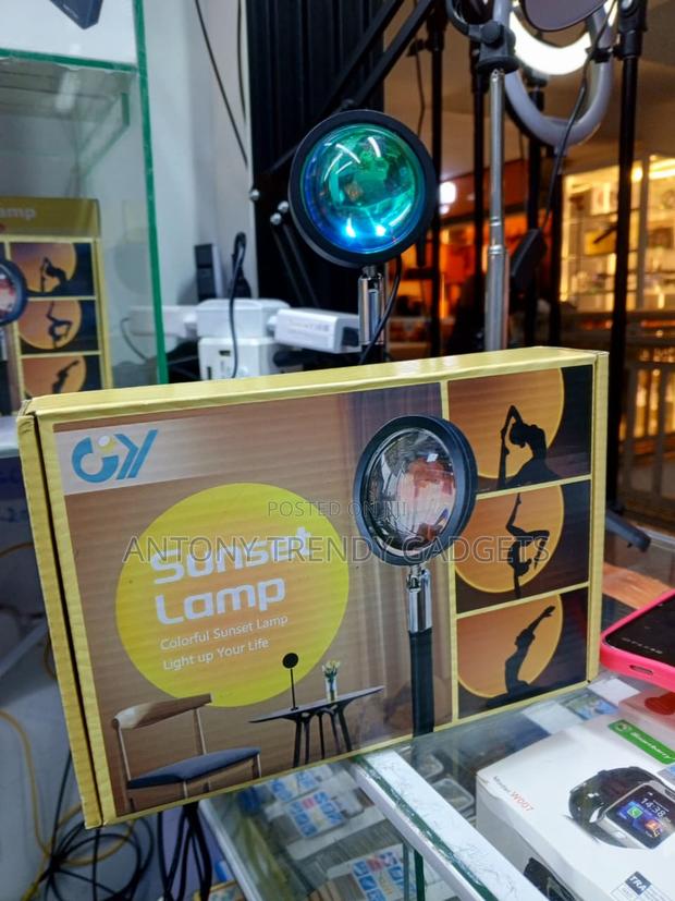 RGB Sunset Lamp Projector USB LED Light With Remote Control - thumbnail 2