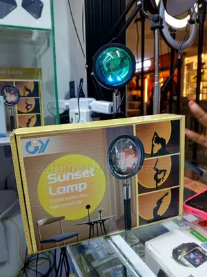 RGB Sunset Lamp Projector USB LED Light With Remote Control