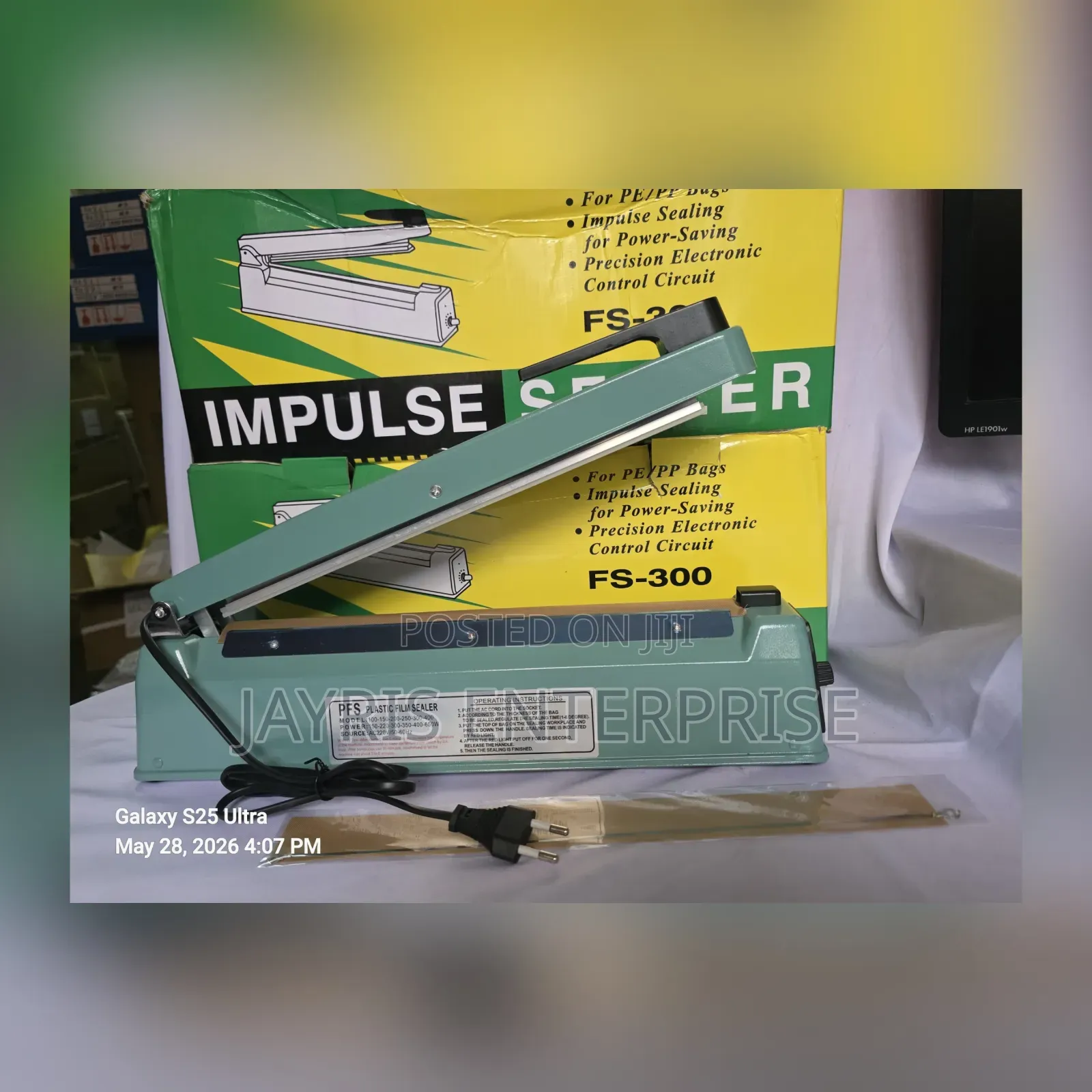 Impulse Sealer Metallic 200mm at