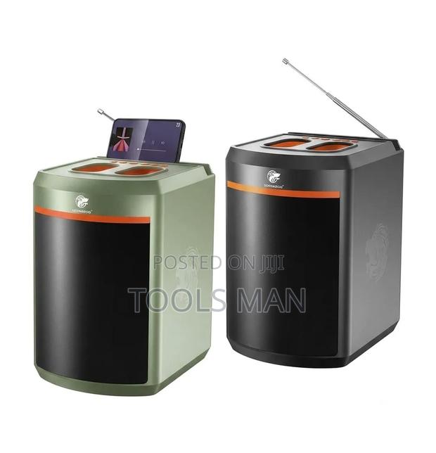 Portable Bluetooth Speaker With Phone Holder FM Radio.