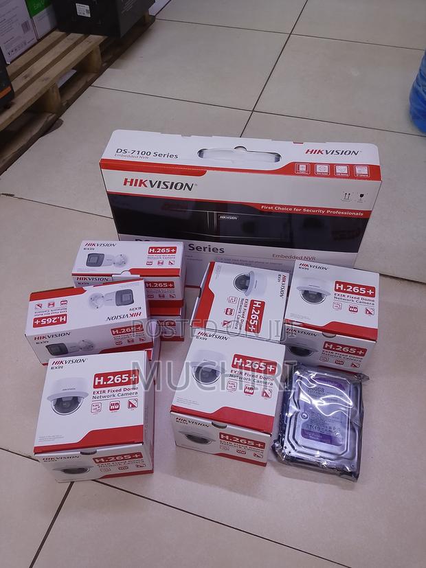 Hikvision IP Cameras 4 Channel Camera Set