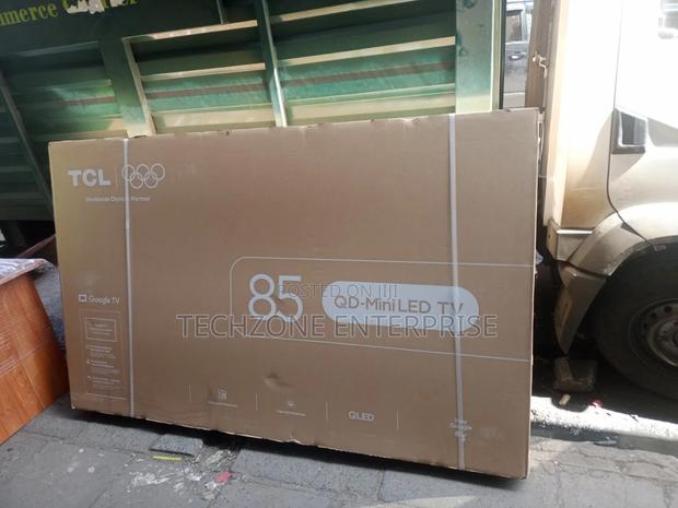 TCL 85′′ 85C6K Premium QD-Mini LED Google TV Multiple Ports