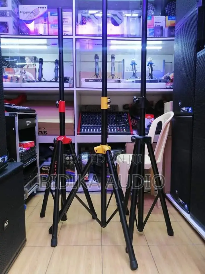Professional Heavy-Duty Metal Joint Tripod Speaker Stand Set