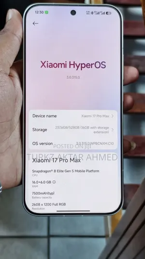 Xiaomi 17 Pro Max 512 GB White