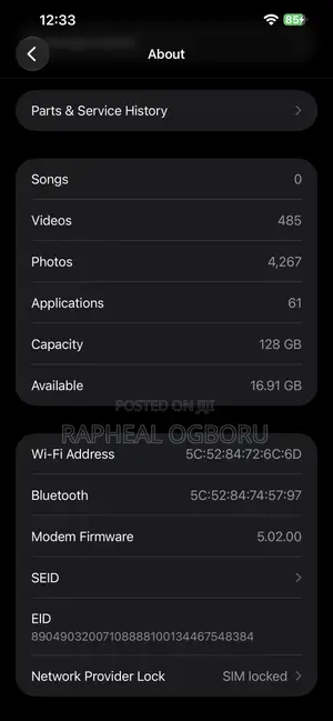 Apple iPhone 14 Plus 128 GB Purple
