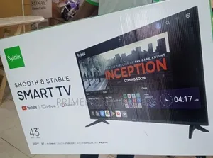Syinix 43 Smart TV,Experience Stunning Frameless Entertainment
