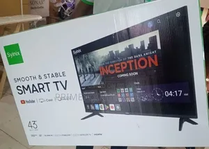 Syinix 43 Smart TV,Experience Stunning Frameless Entertainment