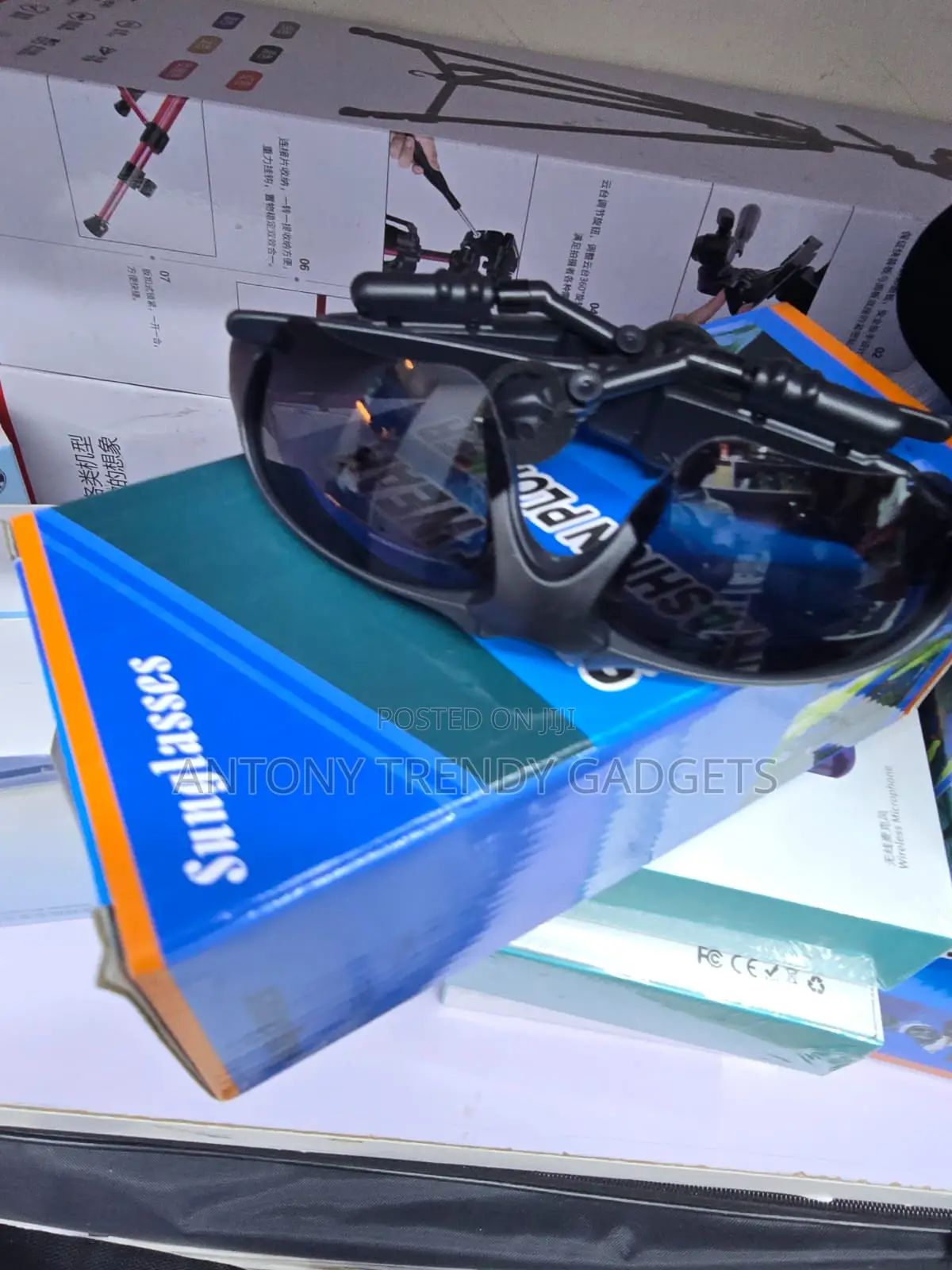 Smart Bluetooth Audio Sunglasses With Polarized UV Lenses