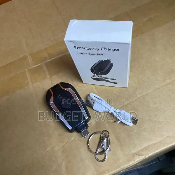 Universal USB-C Keychain Emergency Charger for Android Devices