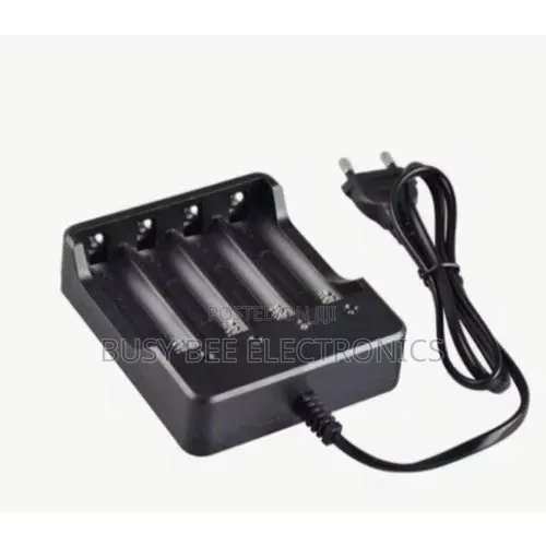 Li-Ion Battery 18650 Rechargeable Battery Charger - 4 Slots
