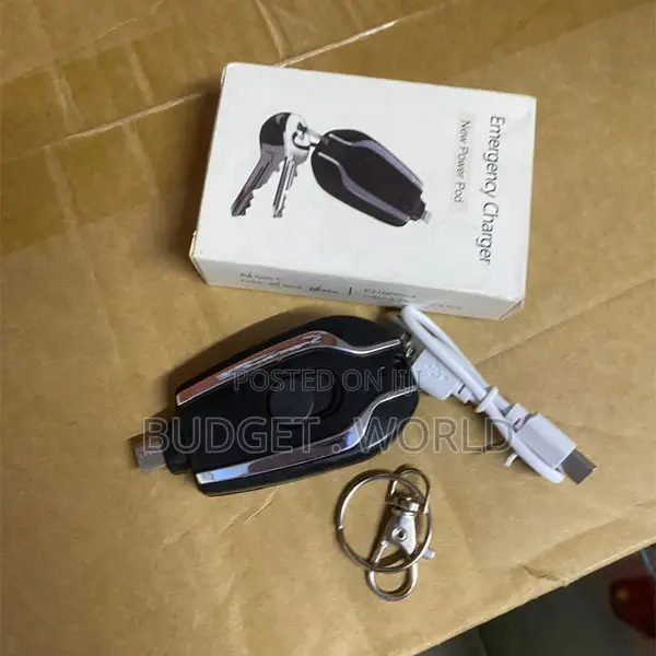 Universal Type-C Keychain Charger Cable – Compact Durable