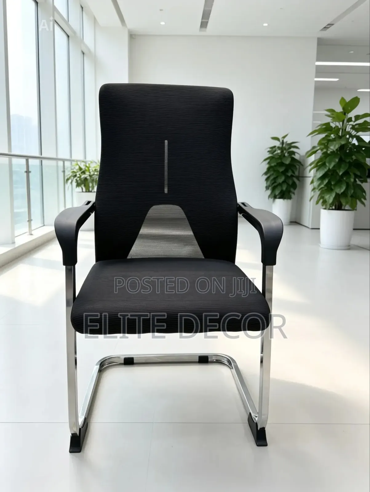 Mesh Non-Rolling Guest Office Chair