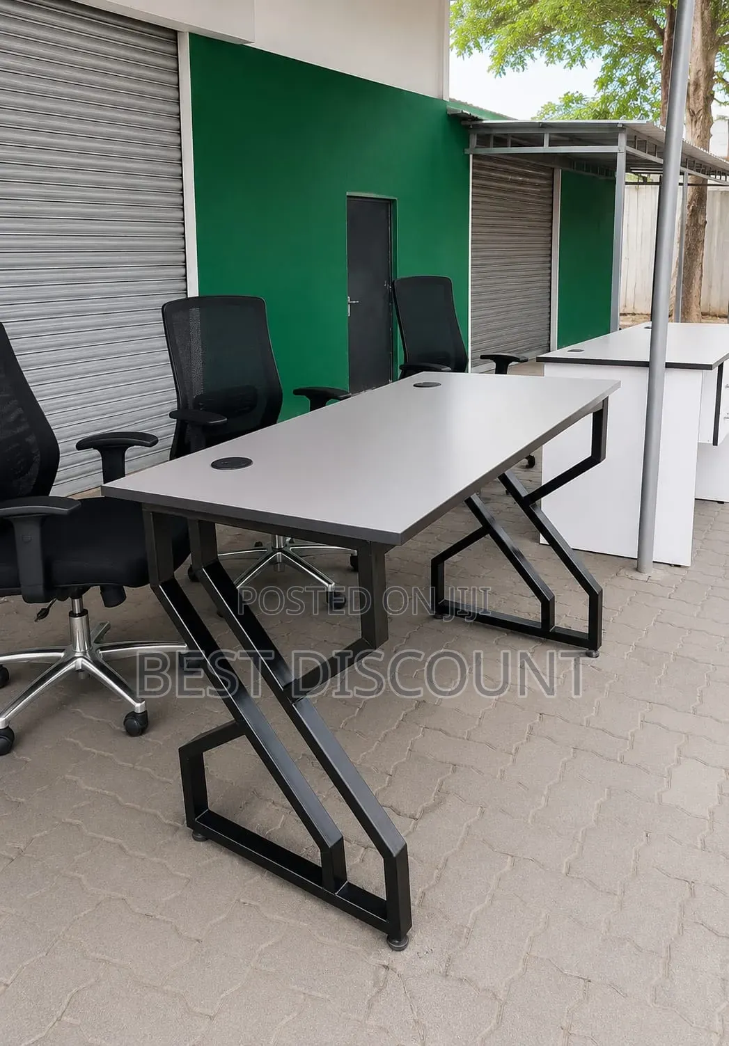 Computer Desk With Metal Frame