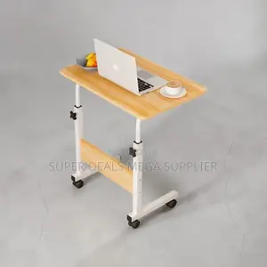 Height Adjustable Laptop Table Space Saving Foldable Study Desk