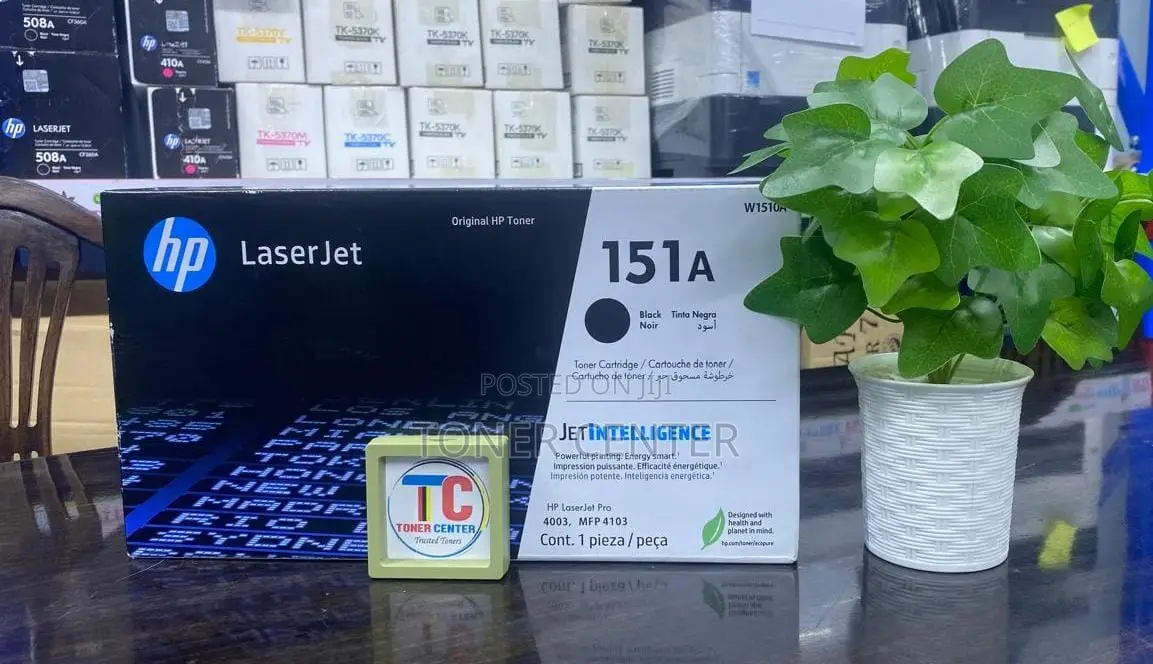 Long-Lasting HP 151A Genuine Black Toner Cartridge