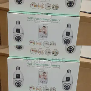 Dual Lens PTZ Bulb Camera 360° WIFI CCTV