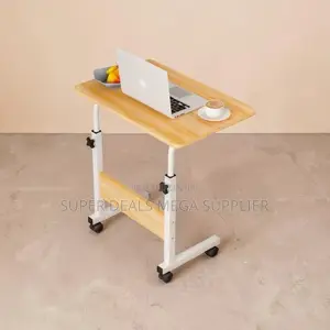 Height Adjustable Laptop Table Portable Desk for Bedroom and Office