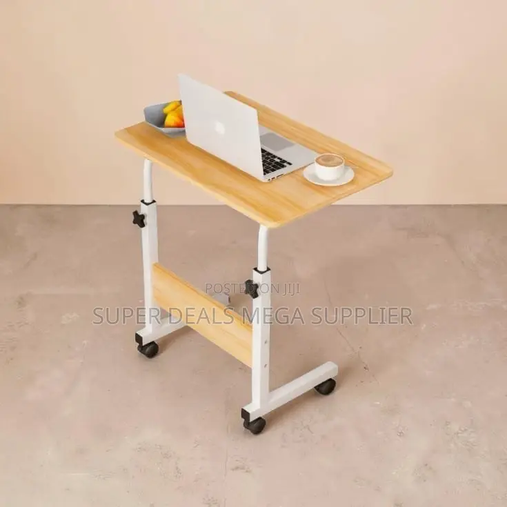 Height Adjustable Laptop Table Portable Desk for Bedroom and Office