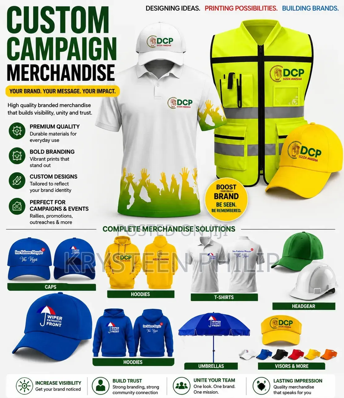 Professional Graphic Designs, Printing and Branding