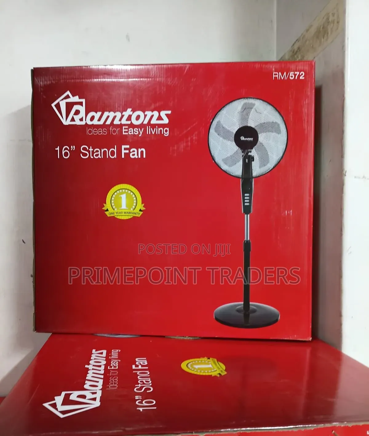 Ramtons 16 Inches Standing Fan,Wide Air Coverage for Maximum Comfort
