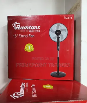 Ramtons 16 Inches Standing Fan,Wide Air Coverage for Maximum Comfort
