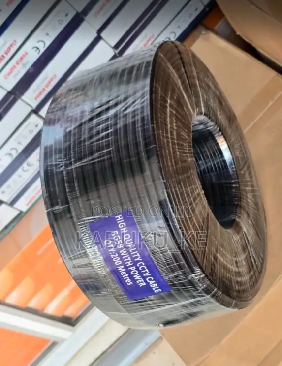 200 Meter RG59 Coaxial Cable With Power