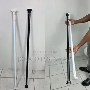 Adjustable Tension Rod, No Drilling Curtain Rod for Home Decor