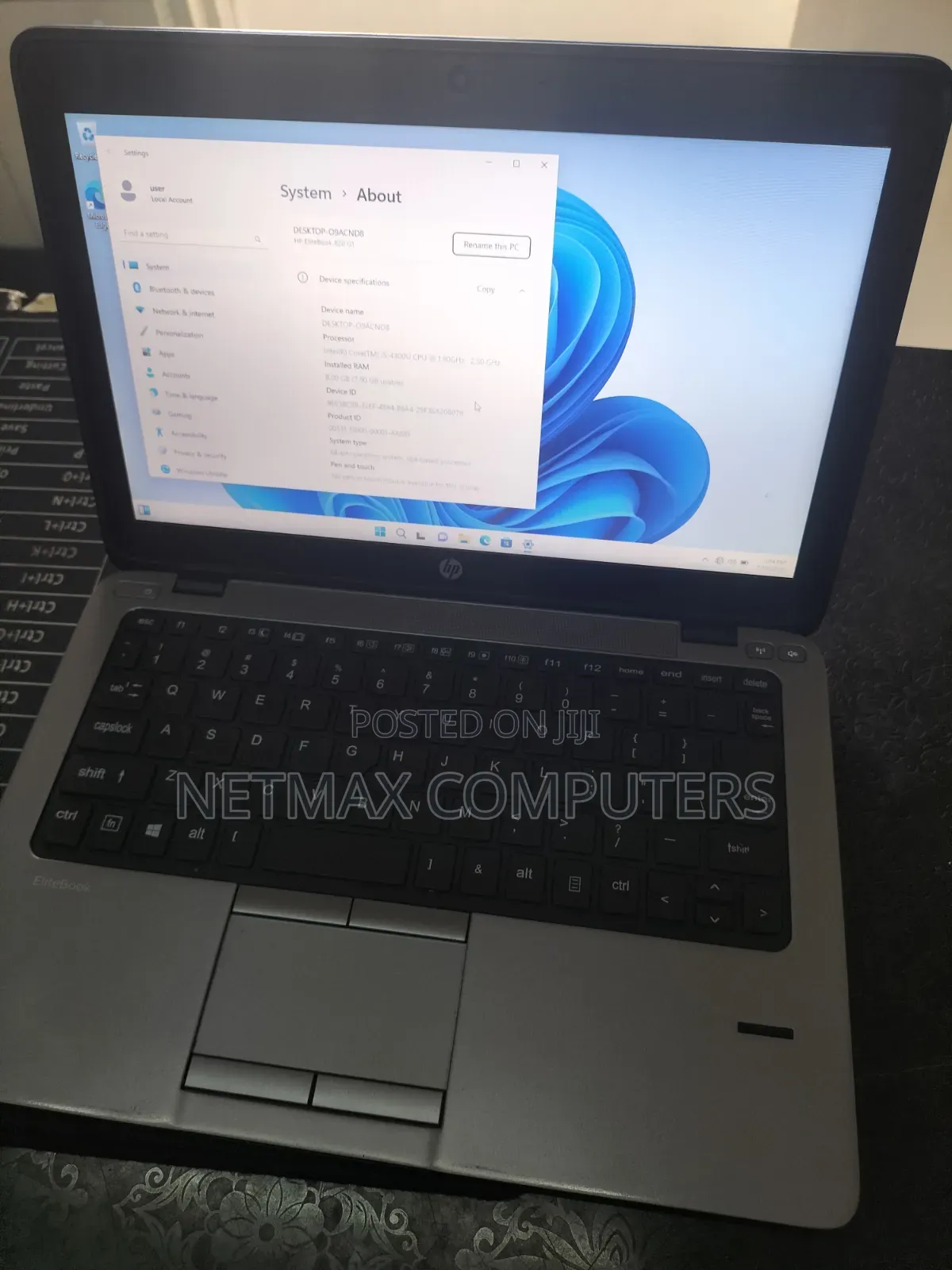 Laptop HP EliteBook 820 G1 8GB Intel Core i5 HDD 500GB