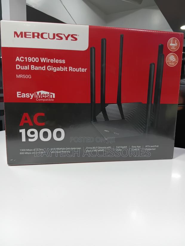 Mercusys MR50G WiFi Router AC1900 Dual Band 3x RJ45 1000Mb/S.