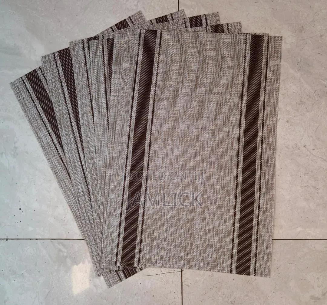 6pcs PVC Woven Placemats - Pm