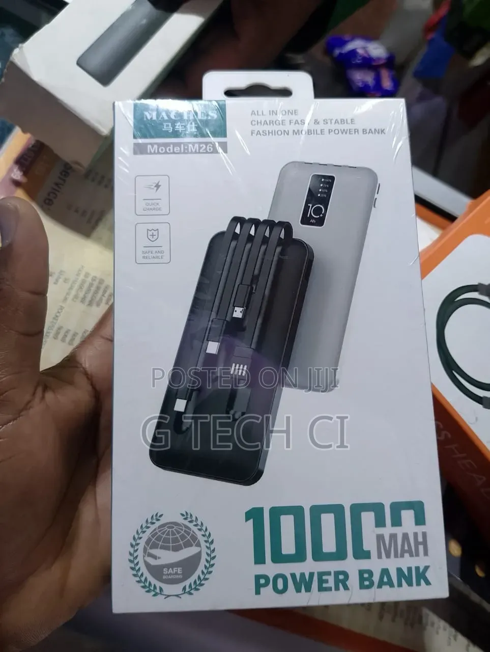 Maches M26 All-in-One 10000mah Power Ban