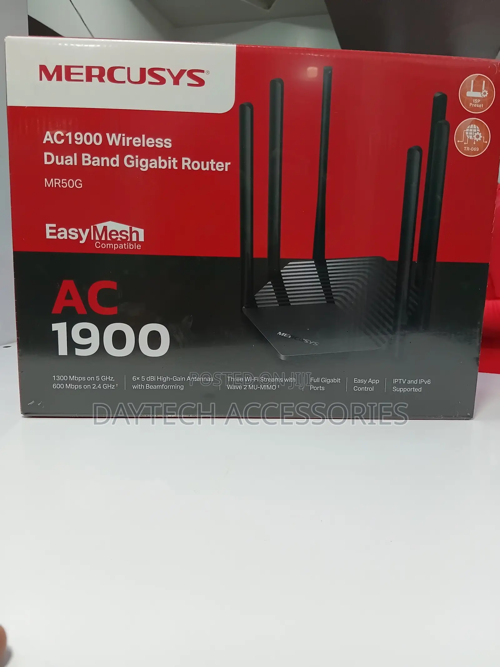 MERCUSYS AC1900 Wireless Dual Band Gigabit Router MR50G 1900Mbps.