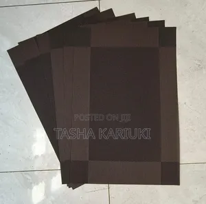 PVC 6pcs Wooven Placemats