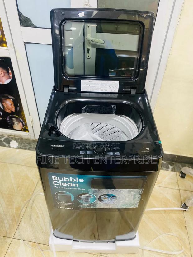 Hisense 9kg Top Load Fully Automatic Washing Machine WT3K9022UB - main view