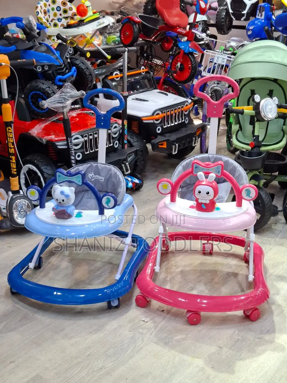 Adjustable Baby Walker With Music Toy for Toddlers