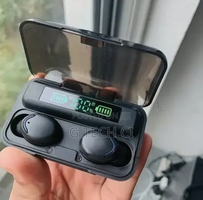 TWS F9-5 True Wireless Earpods With Inbuilt Powerbank