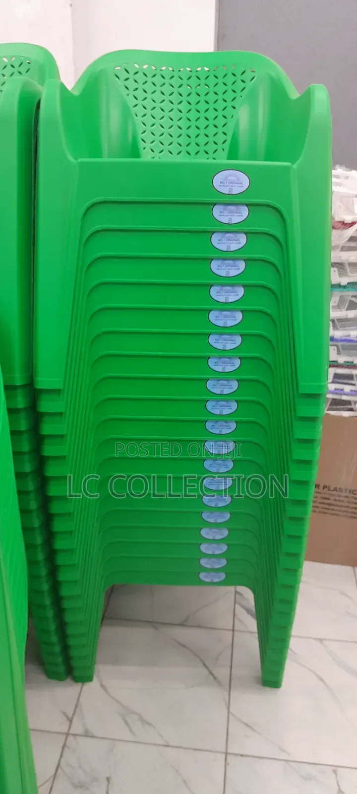 Safaricom Green Upright Chairs