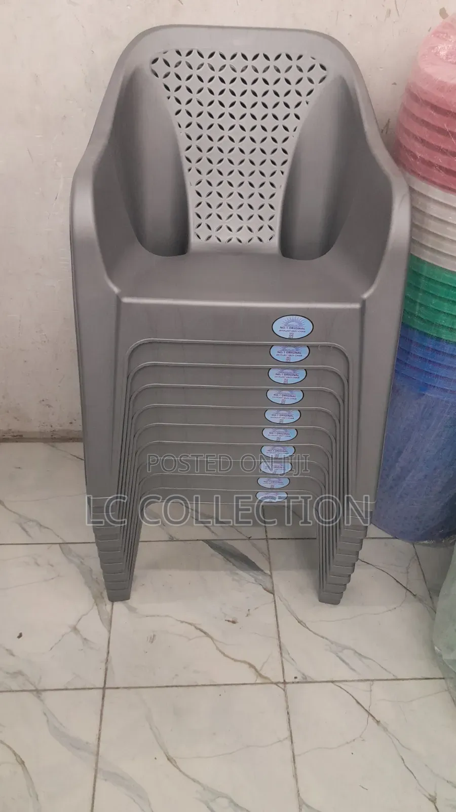 Safaricom Green Upright Chairs